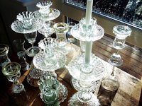 Findings of Guus Oosterbaan Candle Holders from Old Glassware